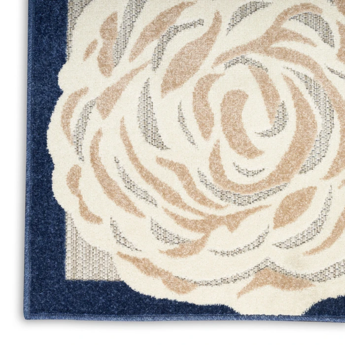 Nourison Aloha Area Rug ALH32 Blue Grey