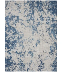 Nourison Home Rustic Textures RUS16 Grey Blue 9 ft. 3 in. X 12 ft. 9 in. Area Rug