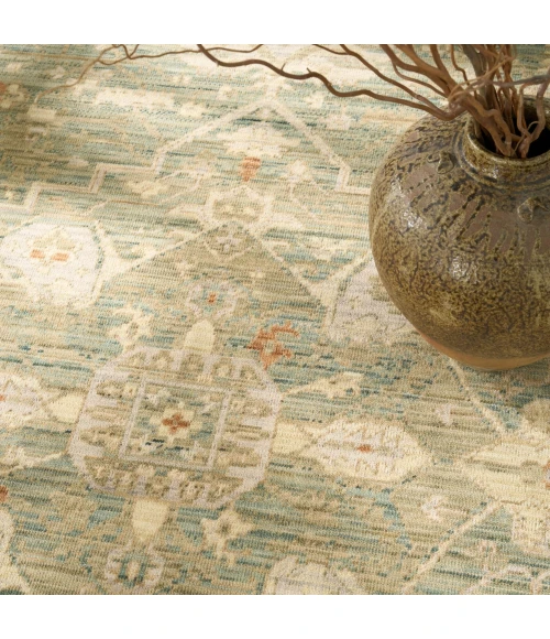 Nourison Home Antique Bloom Blue ANB03 8ft. x 10ft. Rect. Rug