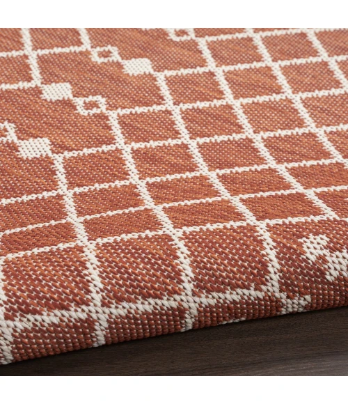Nourison Positano Terracotta POS02 2ft. x 3ft. Rect. Rug