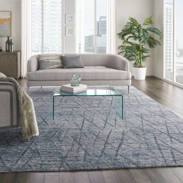 Nourison Ocean Indigo OCP02 9 ft. X 12 ft. Rect. Rug