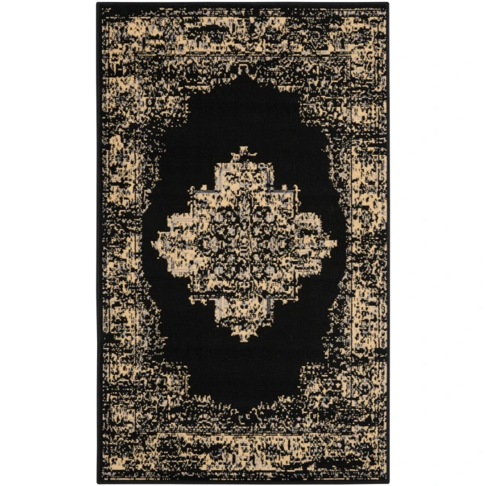 Nourison Grafix Area Rug GRF14-Black