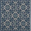 Nourison Home Caribbean CRB02 Navy 5 ft. Square Area Rug