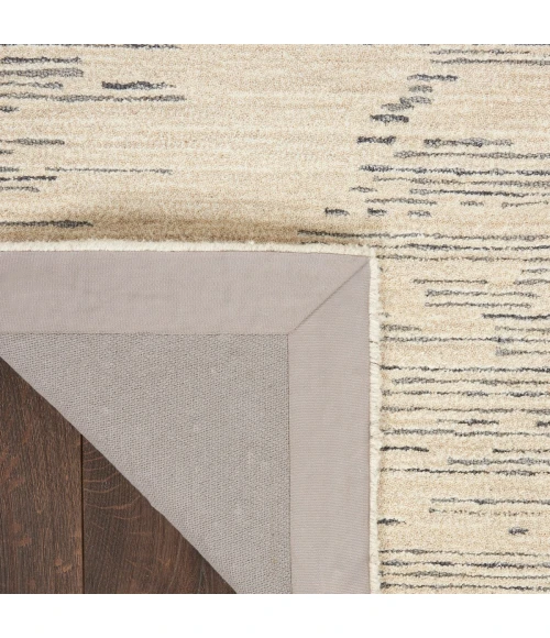 Michael Amini Ma30 Star Area Rug SMR02 Ivory/Grey 4' x 6'