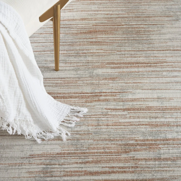 Nourison Home Texture Ivory Grey HMT01 8 ft. X 10 ft. Rect. Rug