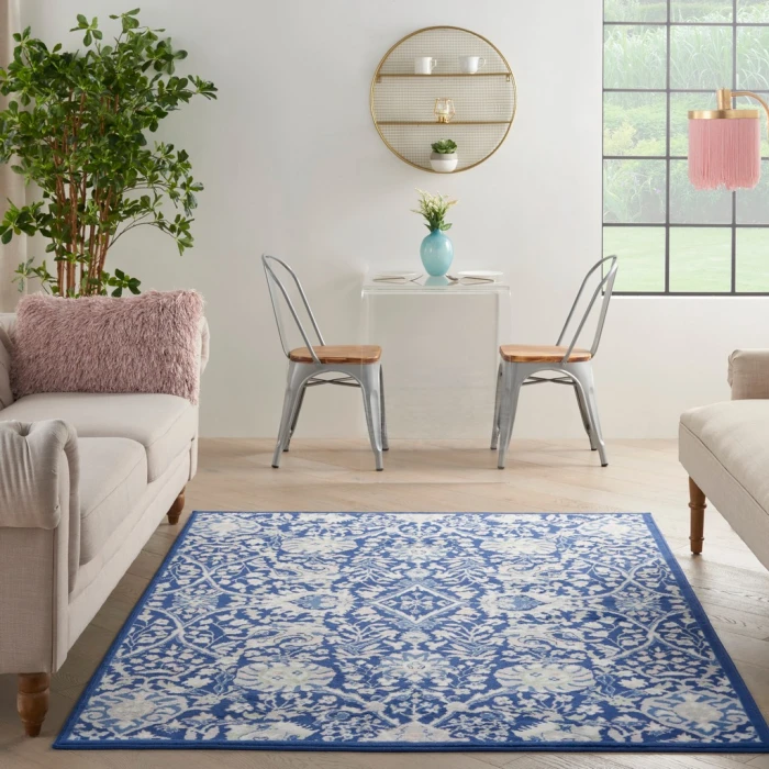 Nourison Whimsicle Area Rug WHS10-Navy Multicolor