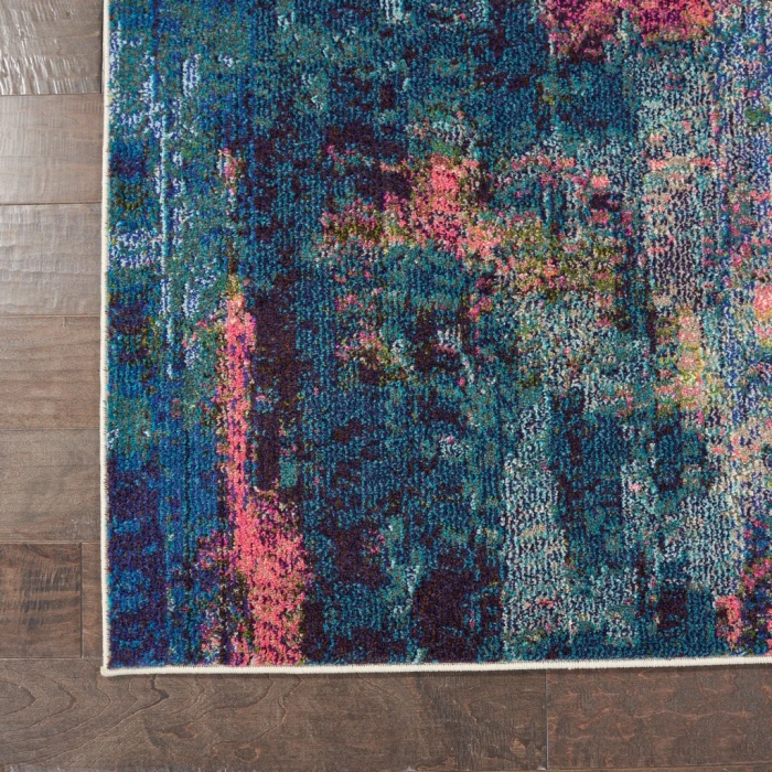 Nourison Celestial Area Rug CES09-Blue/Yellow