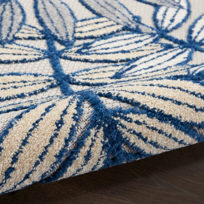 Nourison Aloha Area Rug ALH18-Ivory/Navy