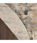 Nourison Quarry Beige Grey QUA01 8 ft. X Round Rug