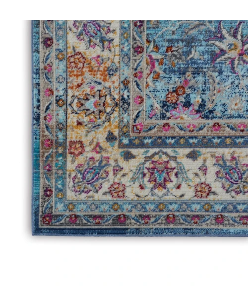 Nourison Vintage Kashan Area Rug VKA01-Blue
