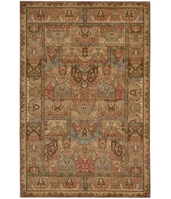 Nourison Home Living Treasures LI02 Multicolor 5 ft. 6 in. X 8 ft. 3 in. Area Rug