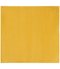 Nourison Home Nourison Essentials NRE01 Yellow 5 ft. Square Area Rug