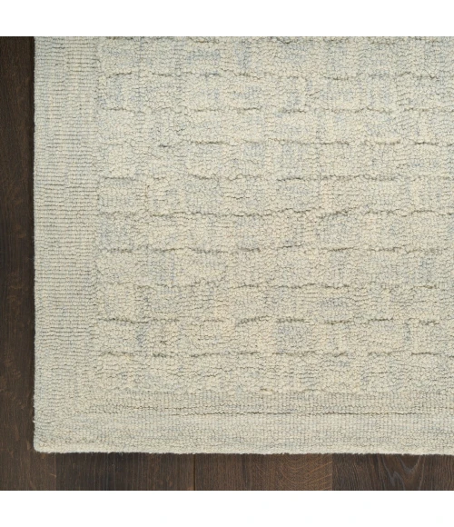 DKNY Pure Grids Light Blue PGR01 5 ft. X 7 ft. Rect. Rug