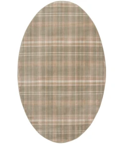 Nourison Home Grafix GRF03 Olive 8 ft. Round Area Rug