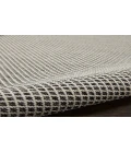 Nourison Courtyard Ivory/Charcoal COU01 5 ft. X 8 ft. Oval Rug
