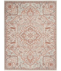 Nourison Home Elation ETN10 Ivory Brick 4 ft. X 6 ft. Area Rug