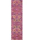 Nourison Passion Area Rug PSN01 Fuchsia 2'2" x 10'