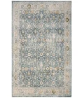 Nourison Astra Machine Washable Teal Beige ASW16 6 ft. 7 in. X 9 ft. Rectangle Rug
