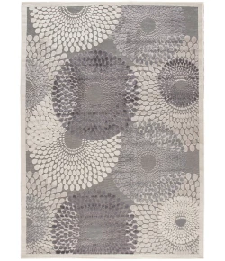 Nourison Home Graphic Illusions GIL04 Grey 9 ft. X 12 ft. Area Rug