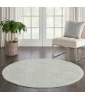 Nourison Jubilant Round Area Rug JUB06-Ivory/Green