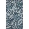 Nourison Home Garden Oasis GOA01 Navy 2 ft. X 4 ft. Area Rug