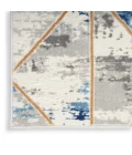 Nourison Elation Area Rug ETN12 Grey/Multi 4' x 6'