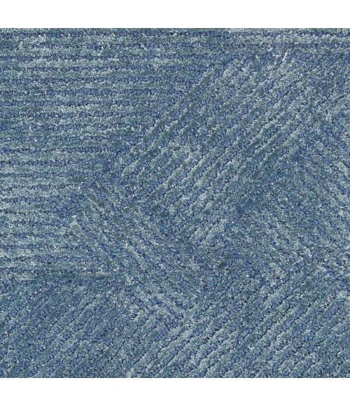 Michael Amini Ma30 Star Area Rug SMR01 Blue 4' x 6'