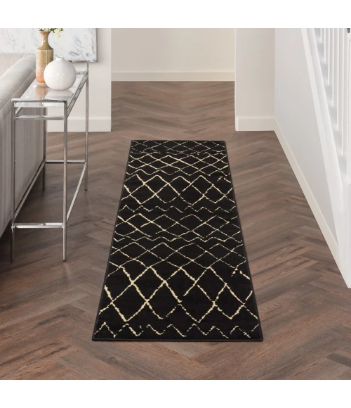 Nourison Grafix Area Rug GRF04-Black