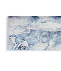 Inspire Me! Home Décor Daydream Ivory Blue DDR01 2 ft. 2 in. X 7 ft. 6 in. Rectangle Rug