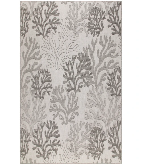 Nourison Garden Oasis Grey GOA05 8 ft. X 10 ft. Rectangle Rug