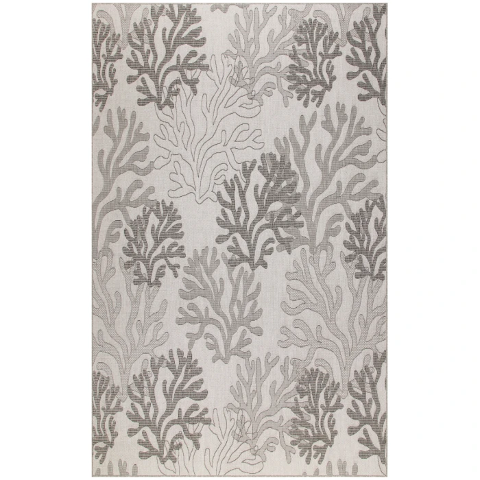 Nourison Garden Oasis Grey GOA05 8 ft. X 10 ft. Rectangle Rug