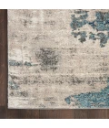 Kathy Ireland American Manor Area Rug AMR04 Ivory Blue 2'2" x 7'6"