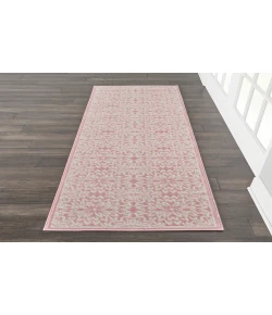 Nourison Home Jubilant JUB06 Ivory Pink 2 ft. X 6 ft. Area Rug