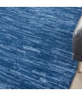 Nourison Essentials Navy Blue Area Rug NRE01-Navy Blue