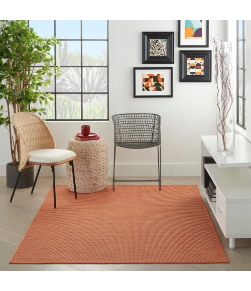 Nourison Positano Area Rug POS01-Terracotta