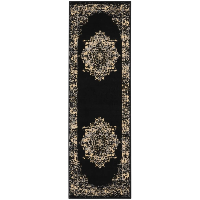Nourison Grafix Area Rug GRF14-Black