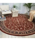 Nourison 2000 Oval Area Rug 2002-Burgundy