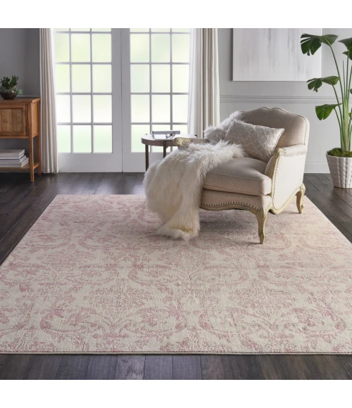 Nourison Jubilant Area Rug JUB09-Ivory/Pink