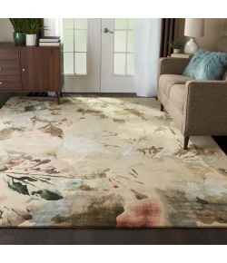 Nourison Home Prismatic PRS15 Beige Multicolor 7 ft. 9 in. X 9 ft. 9 in. Area Rug