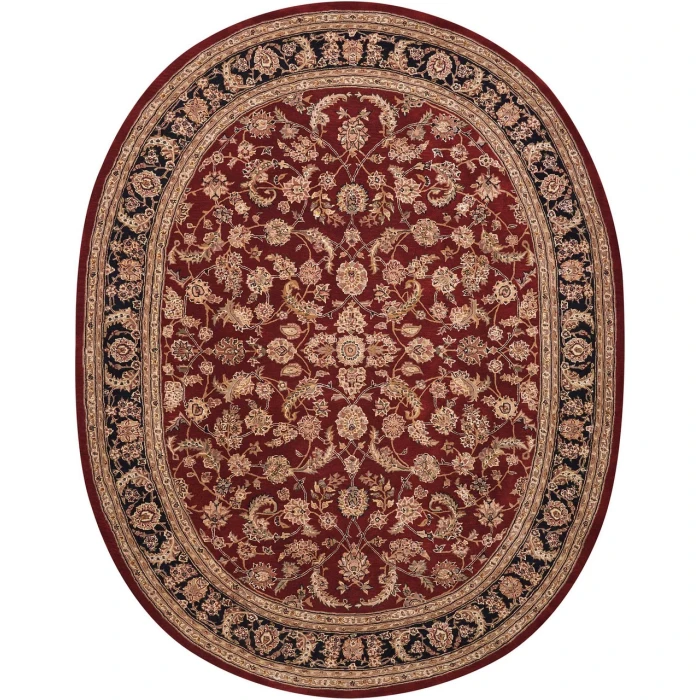 Nourison 2000 Oval Area Rug 2002-Burgundy