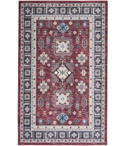 Nourison Home Fulton FUL03 Red 7 ft. 10 in. X 9 ft. 10 in. Area Rug