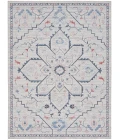 Nicole Curtis Machine Washable Series 1 Area Rug SR110 Ivory Blue