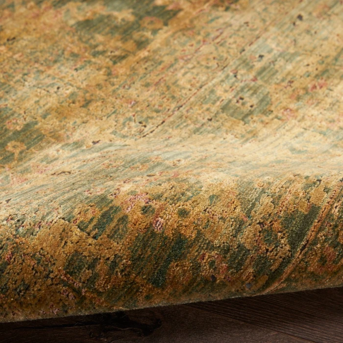 Nourison Luxurious Olive LRS01 5 ft. X 7 ft. Rect. Rug