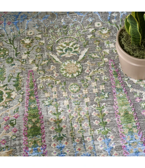 Nourison Home Vintage Harmony Blue VHH01 9ft.10in. x 13ft.1in. Rect. Rug