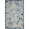 Nourison Home Aloha ALH17 Blue Grey 2 ft. 8 in. X 4 ft. Area Rug