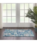 Nourison Tranquil Area Rug TRA02-Turquoise