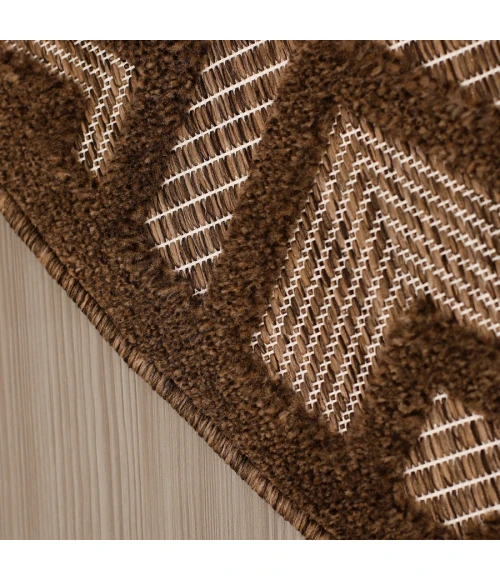 Nourison Home Versatile Brown NRV01 4 ft. Round Rug