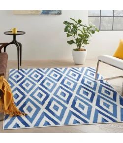 Nourison Home Whimsicle WHS04 Ivory Blue 5 ft. X 7 ft. Area Rug