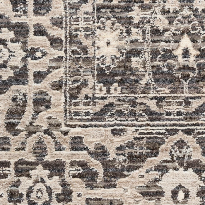 Nourison Shadows Charcoal Ivory SHW04 9 ft. X 12 ft. Rect. Rug