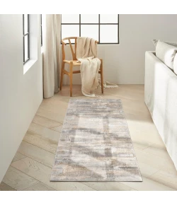 Calvin Klein CK950 Rush CK951 Grey Beige 2 ft. 3 in. X 10 ft. Area Rug